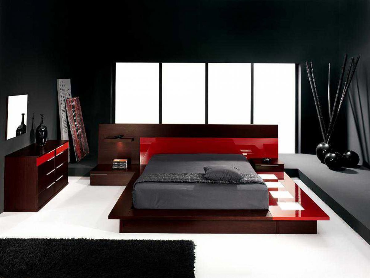 رنگ قرمز در اتاق خواب12