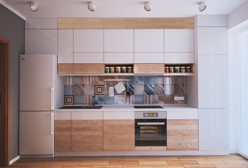 طراحی و دکوراسیون آشپزخانه کوچک14