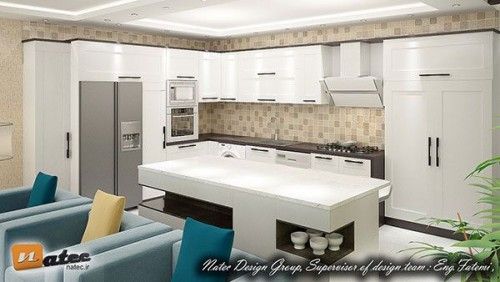 طراحی کابینت آشپزخانه توسط گروه طراحی ناتک