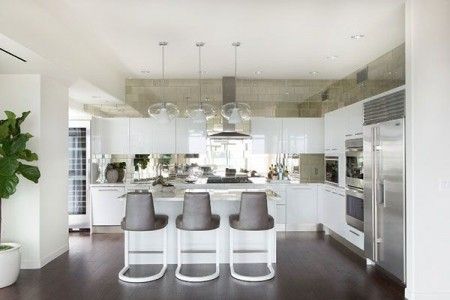 آشپزخانه های زیبا به رنگ سفید