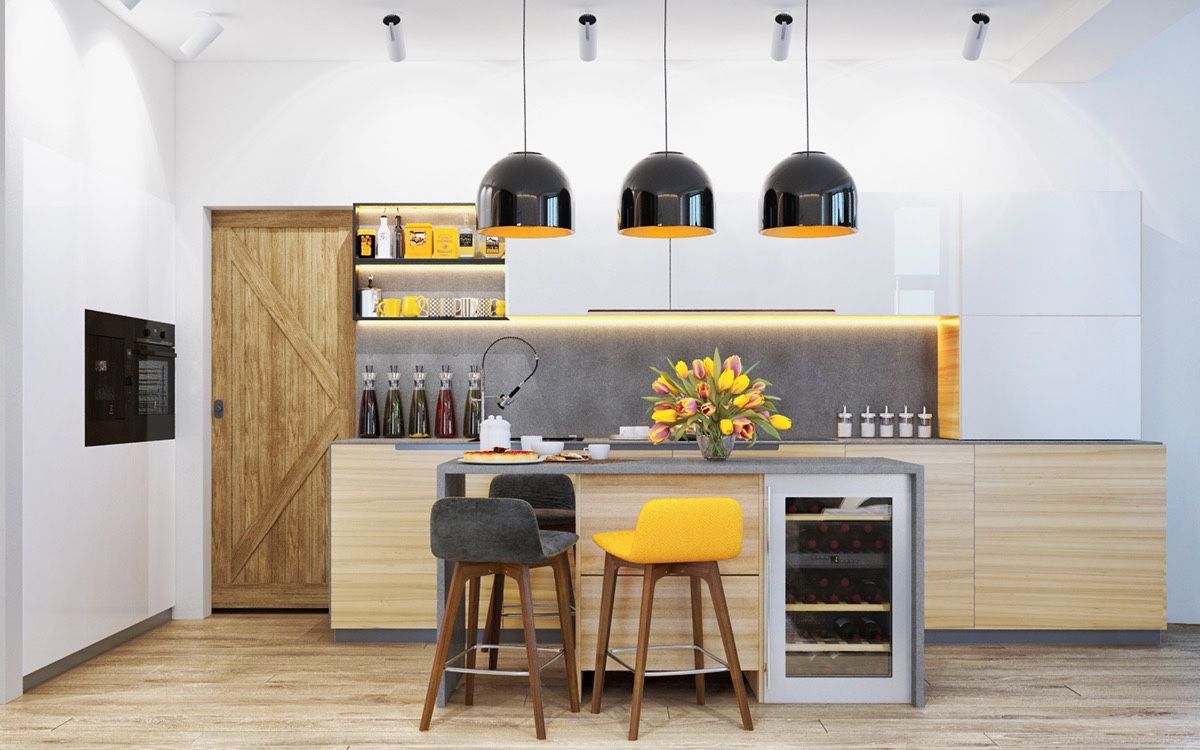 طراحی کابینت مدرن آشپزخانه16