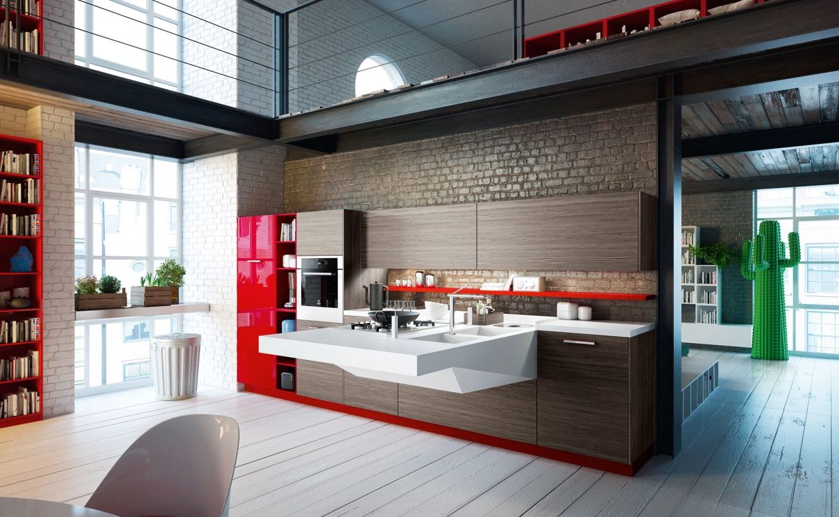 طراحی کابینت مدرن آشپزخانه19