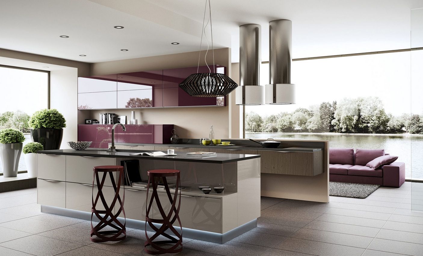 طرح های زیبای کابینت آشپزخانه01