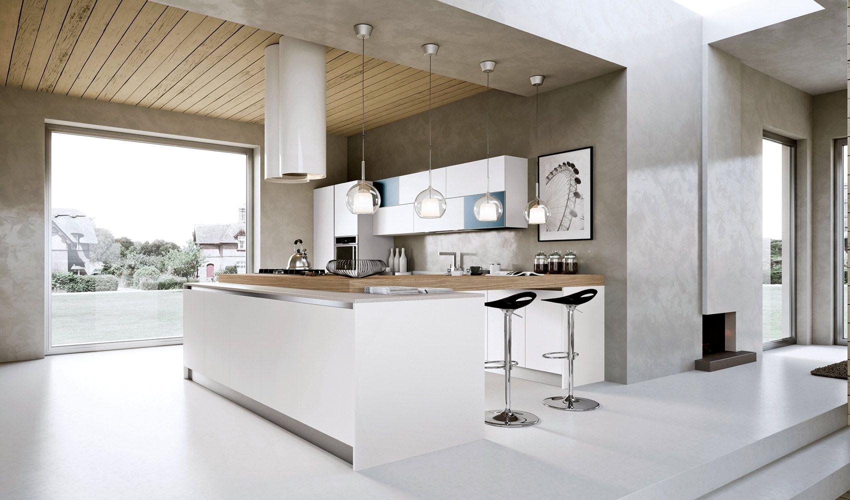 طرح های زیبای کابینت آشپزخانه02