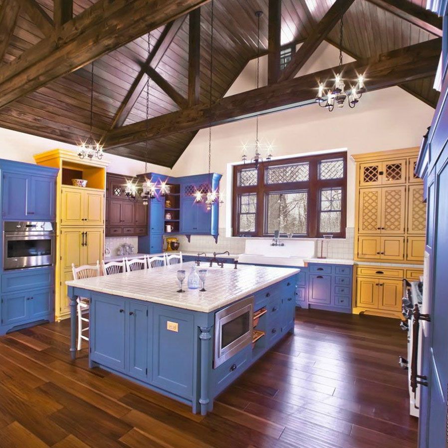 آشپزخانه به سبک کلاسیک و روستیک5