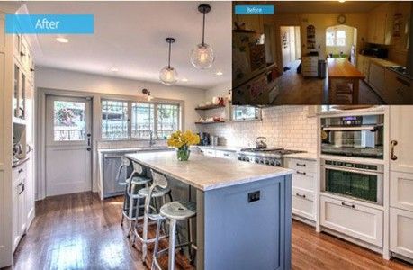 نوسازی آشپزخانه با روشنایی و فضای بیشتر برای کابینت