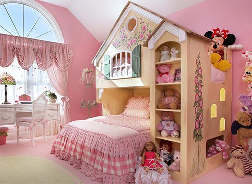 طرح اتاق خواب برای پرنسس کوچولوها