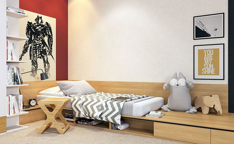 طراحی اتاق خواب کودک و نوجوان01