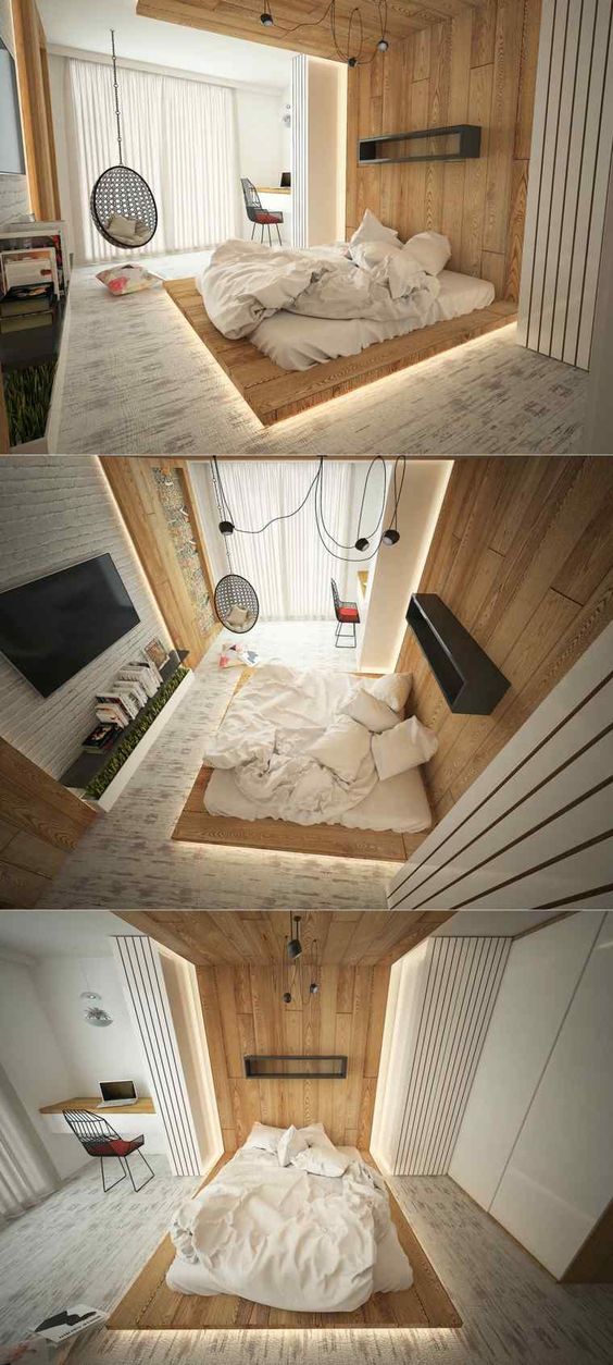 تخت خواب چوبی اتاق خواب18