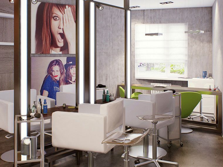 طراحی سالن زیبایی آرایشگاه زنانه