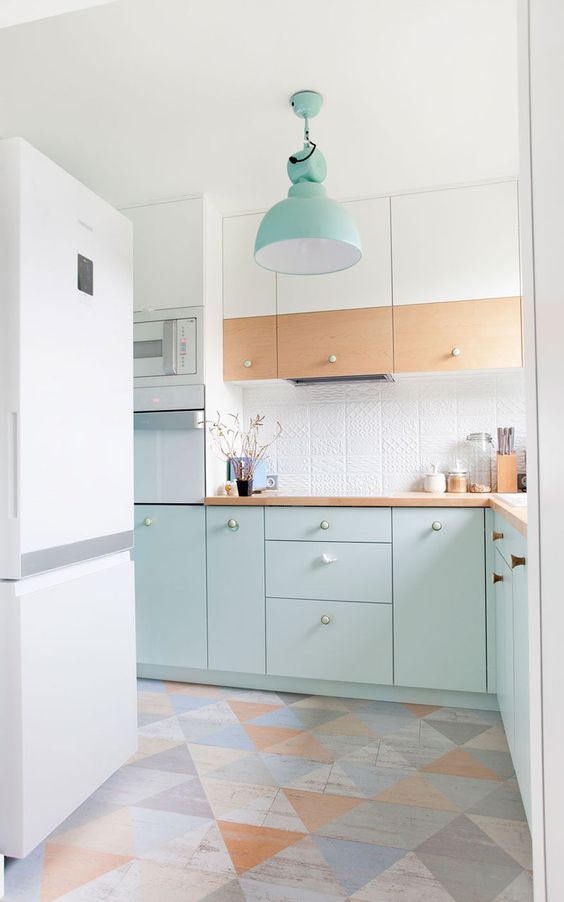 طرح مدرن آشپزخانه و رنگ کابینت