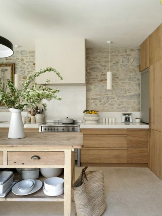طرح مدرن آشپزخانه و رنگ کابینت