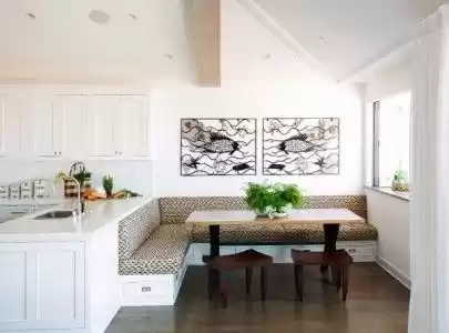گوشه دنج برای دورهمی در آشپزخانه