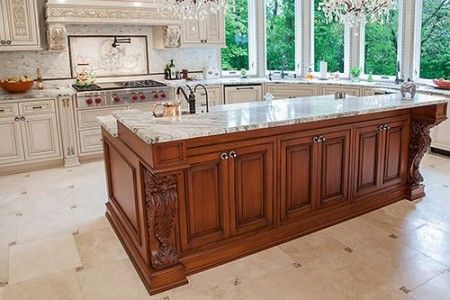 آشپزخانه با کابینت به سبک کلاسیک