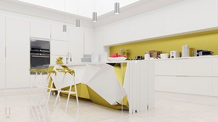 کابینت آشپزخانه به سبک جزیره