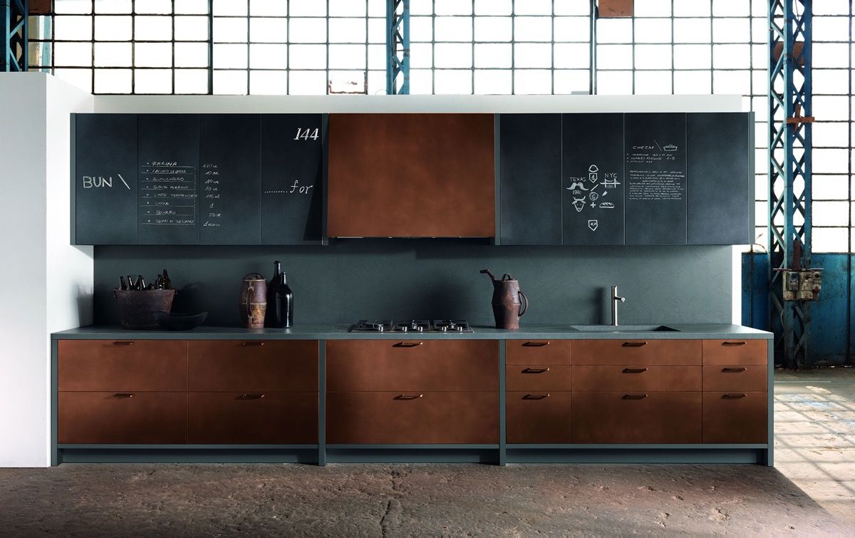 طرح کابینت آشپزخانه مسی زیبا