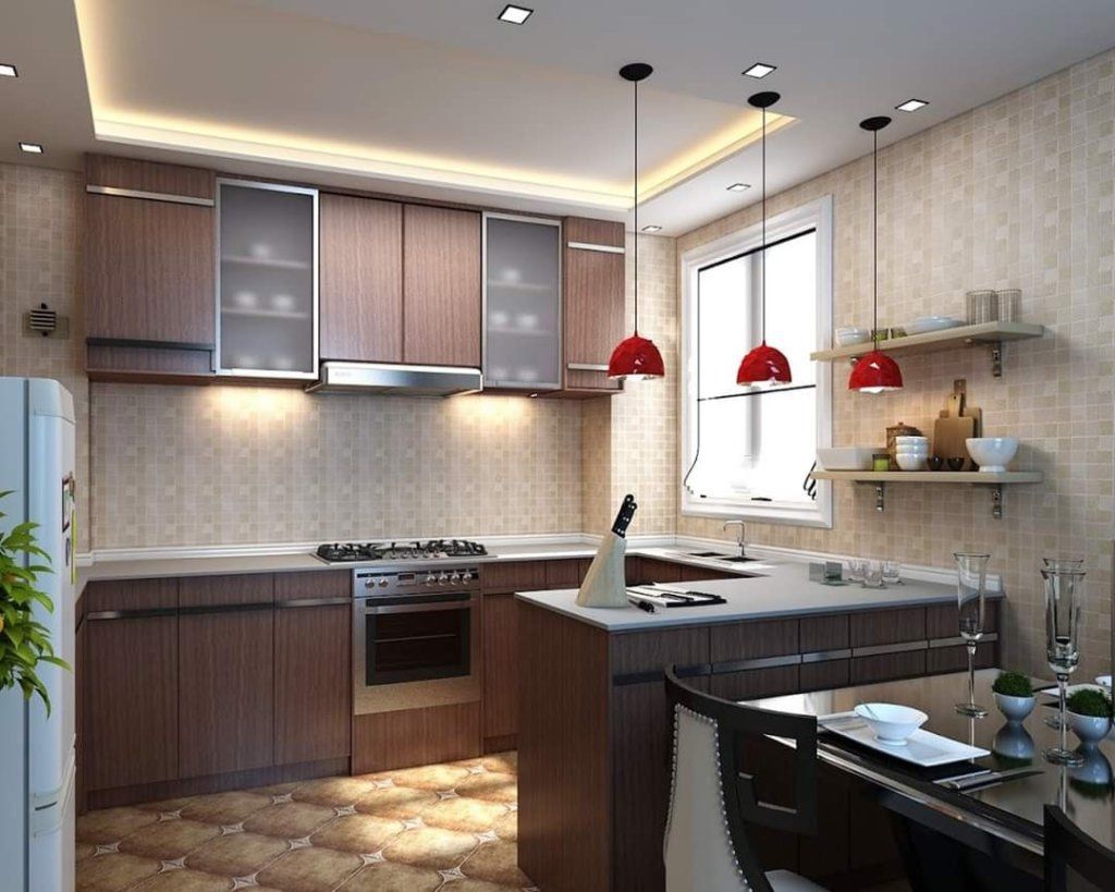 طراحی کابینت مدرن و رنگی برای آشپزخانه