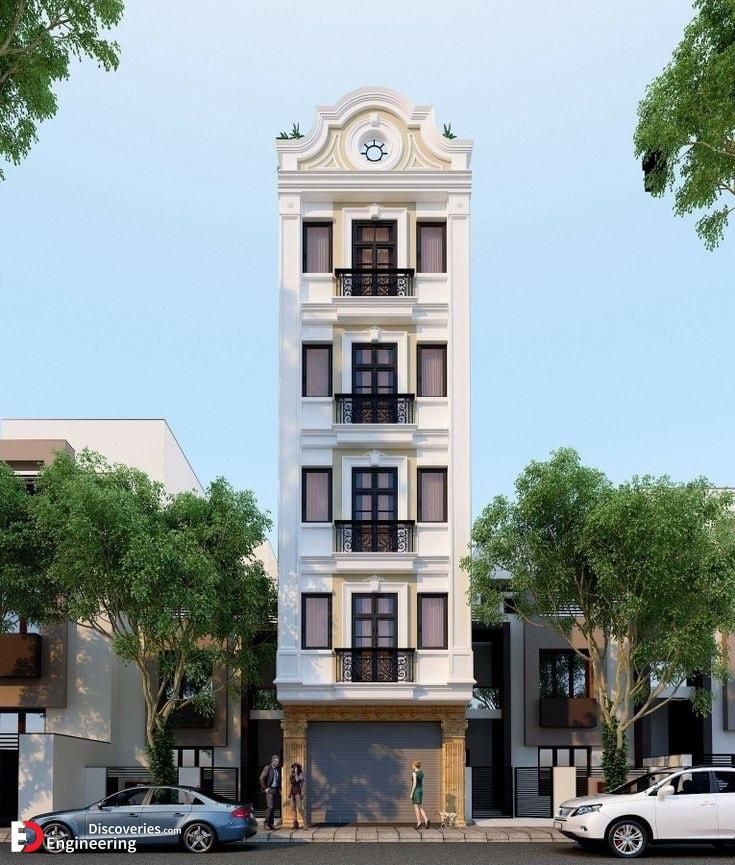 طراحی نما ساختمان سبک کلاسیک