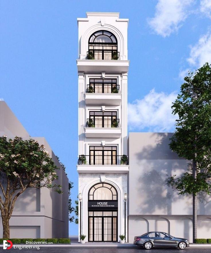 طراحی نما ساختمان سبک کلاسیک