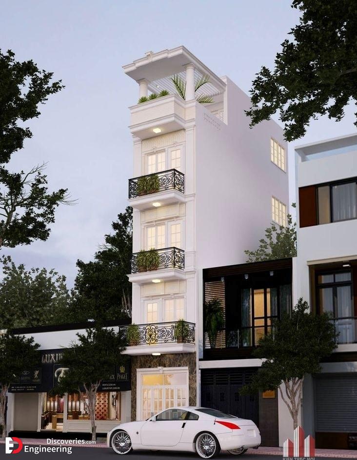 طراحی نما ساختمان سبک کلاسیک