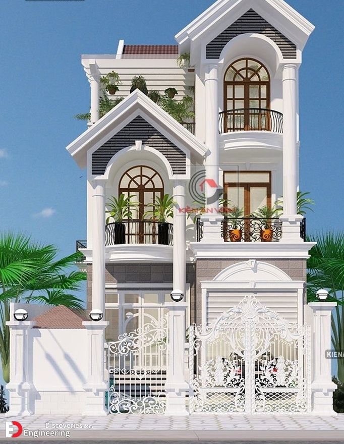 طراحی نما ساختمان سبک کلاسیک