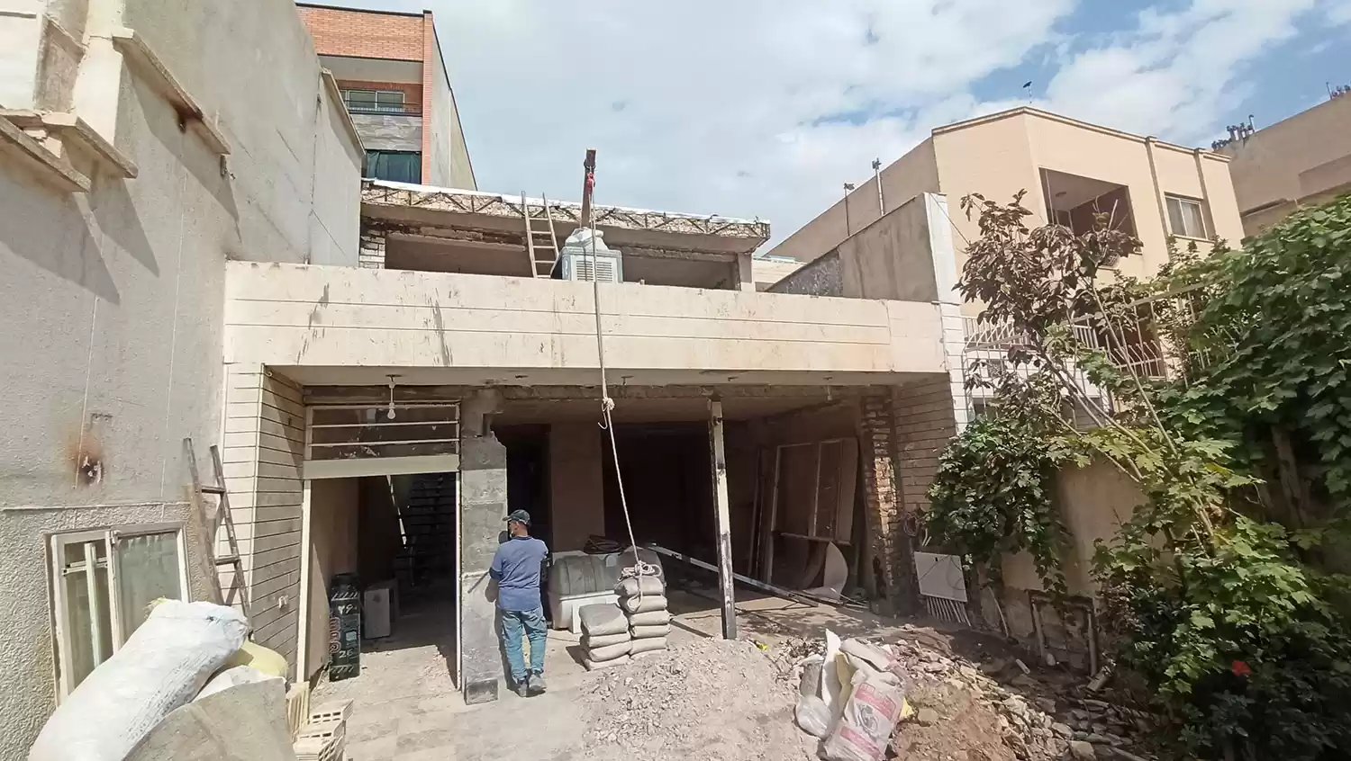 بازسازی منزل 80 ساله اصفهان