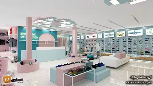 طراحی فروشگاه پوشاک و اکسسوری زنانه چهارباغ اصفهان