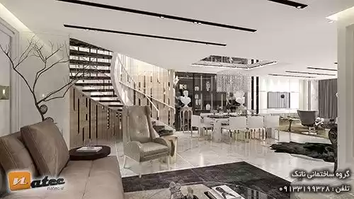 نمونه کار لوکس ساختمانی با سبک نیوکلاسیک