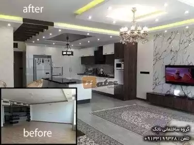 بازسازی دکوراسیون منزل توسط شرکت ساختمانی ناتک