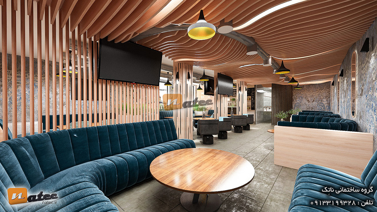 طراحی و دکوراسیون داخلی کافه تریا کافی شاپ در شهر لندن