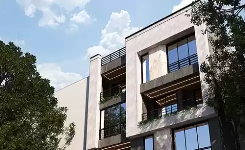 طراحی نمای 6 سقف مدرن در اصفهان