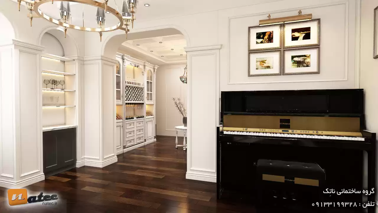 بازسازی منزل قدیمی به سبک نئوکلاسیک در فولادشهر