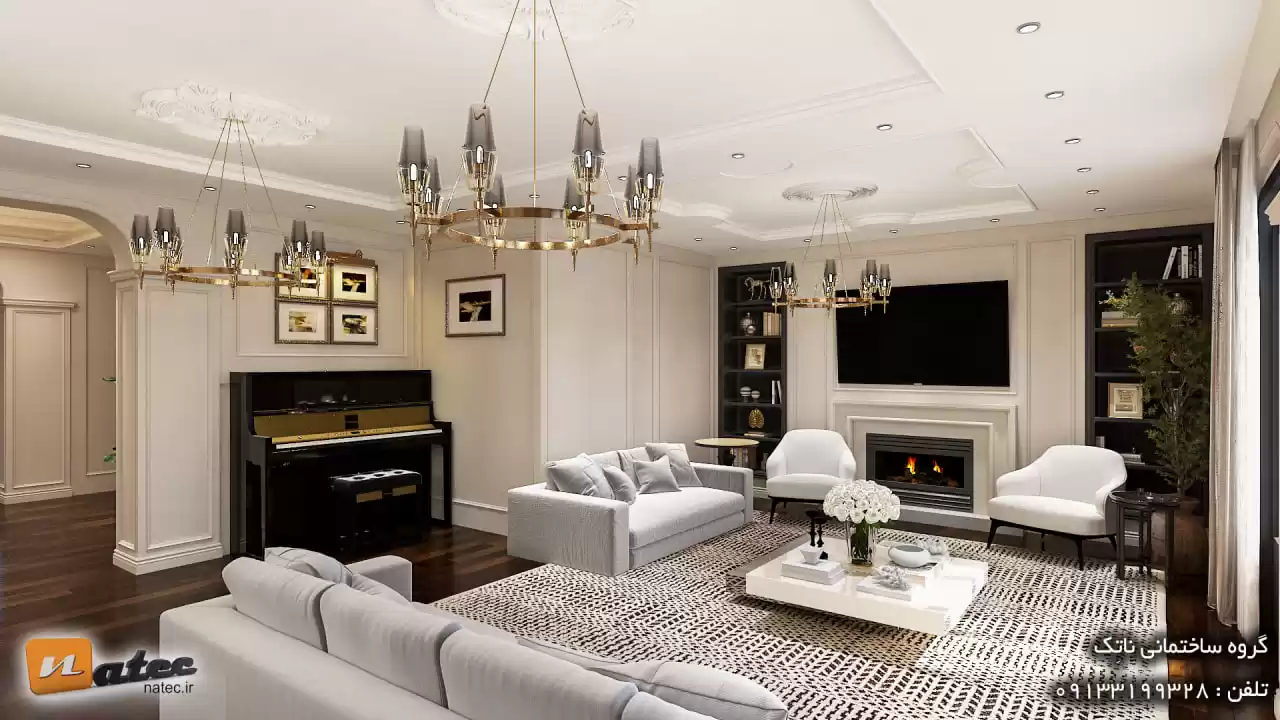 بازسازی منزل قدیمی به سبک نئوکلاسیک در فولادشهر