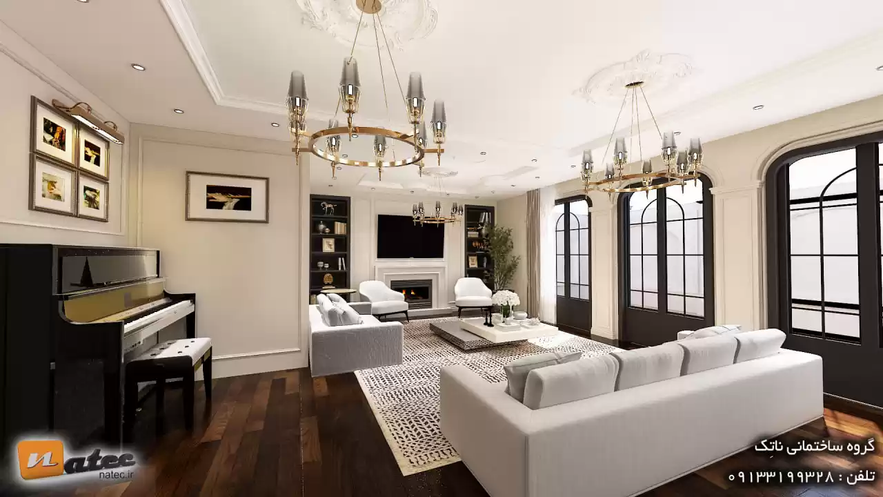 بازسازی منزل قدیمی به سبک نئوکلاسیک در فولادشهر