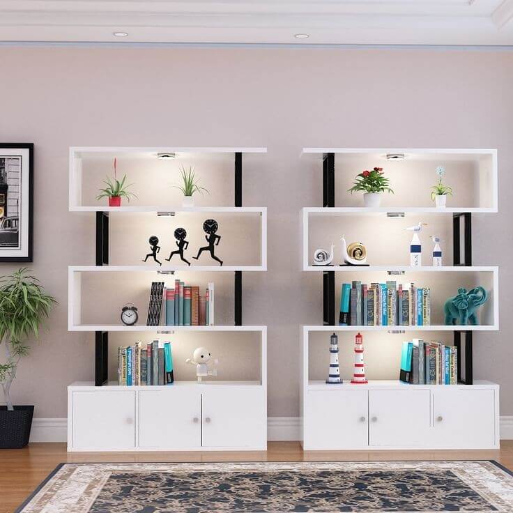 طراحی قفسه کتاب کتابخانه11