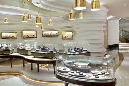 طراحی فروشگاه طلا و جواهرات در چین