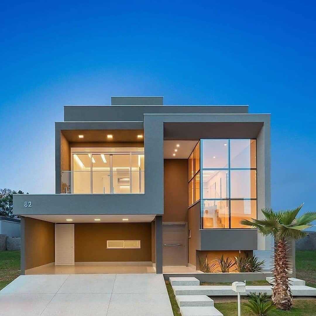 نمای زیبا و مدرن برای ویلا