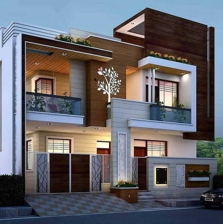 طراحی نمای مدرن برای ویلا
