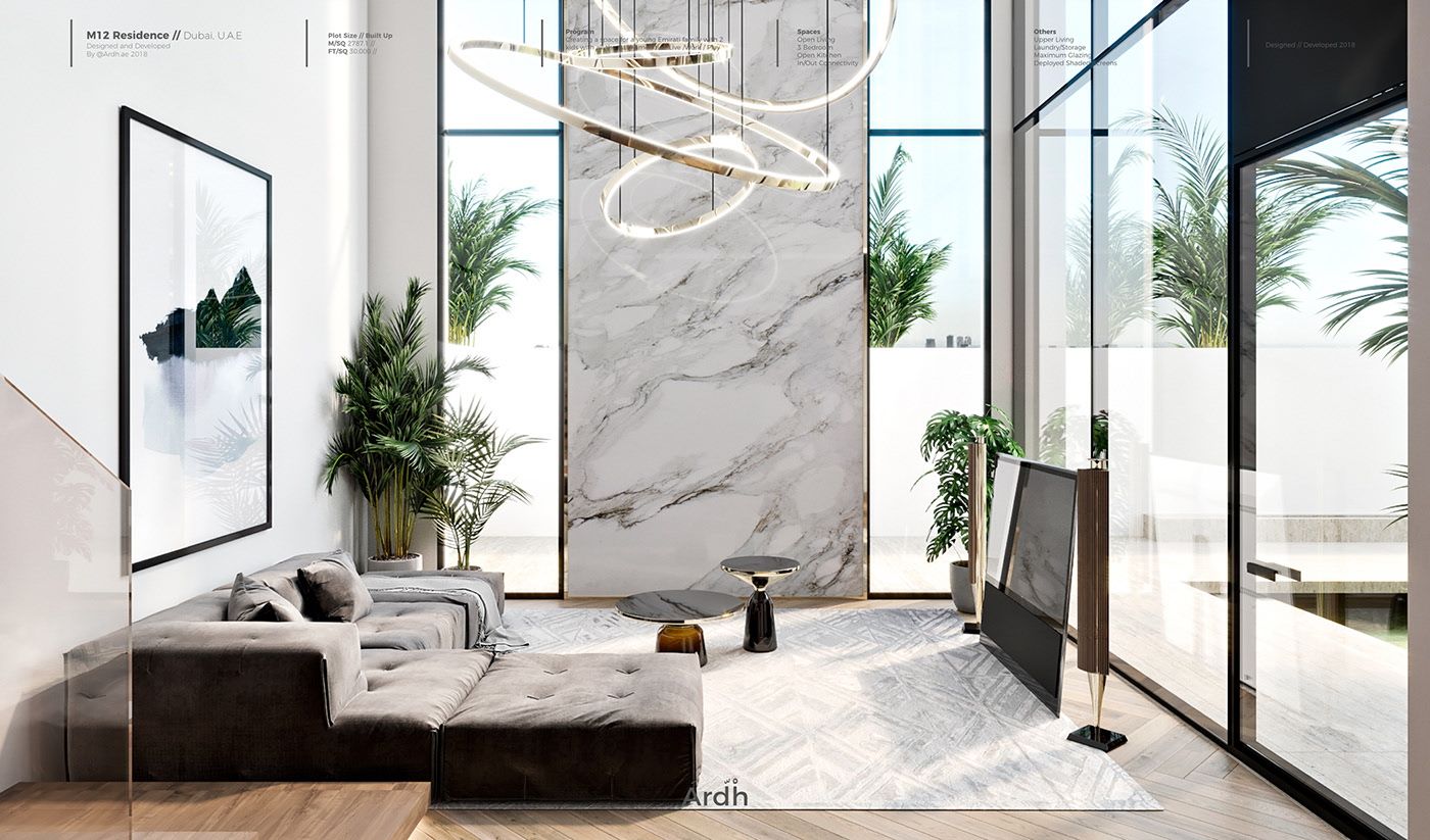 طرح زیبای ویلا به سبک مدرن