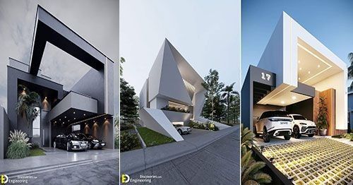 طراحی و دیزاین نمای ساختمان ویلایی