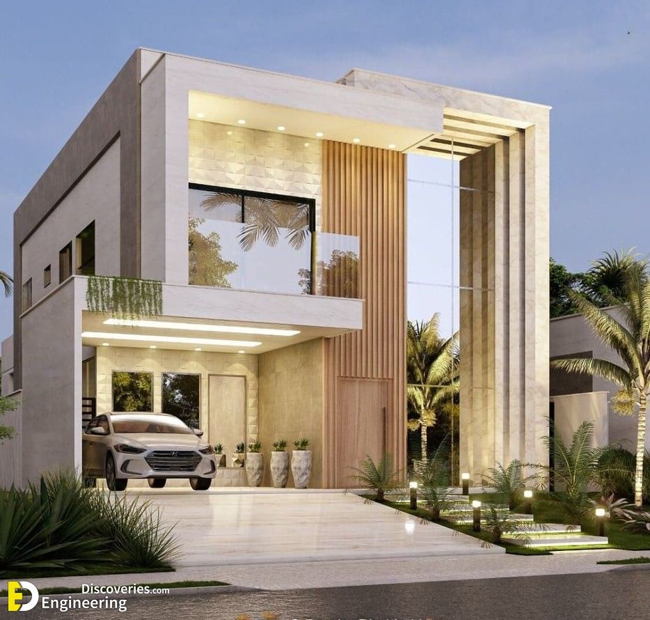 طراحی و دیزاین نمای ساختمان ویلایی