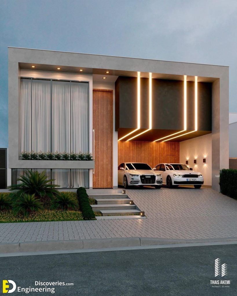 طراحی و دیزاین نمای ساختمان ویلایی