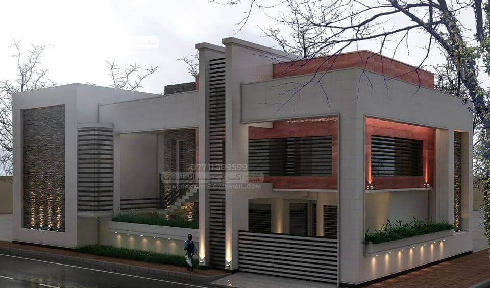 طراحی نمای ویلایی09