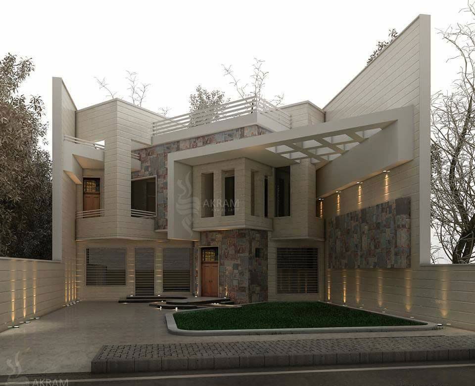 طراحی نمای ویلایی11