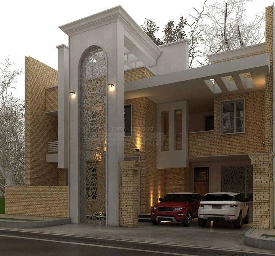 طراحی نمای ویلایی12