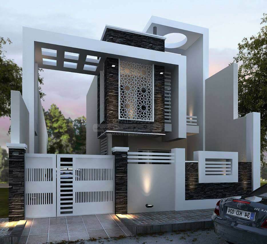 طراحی نمای ویلایی15