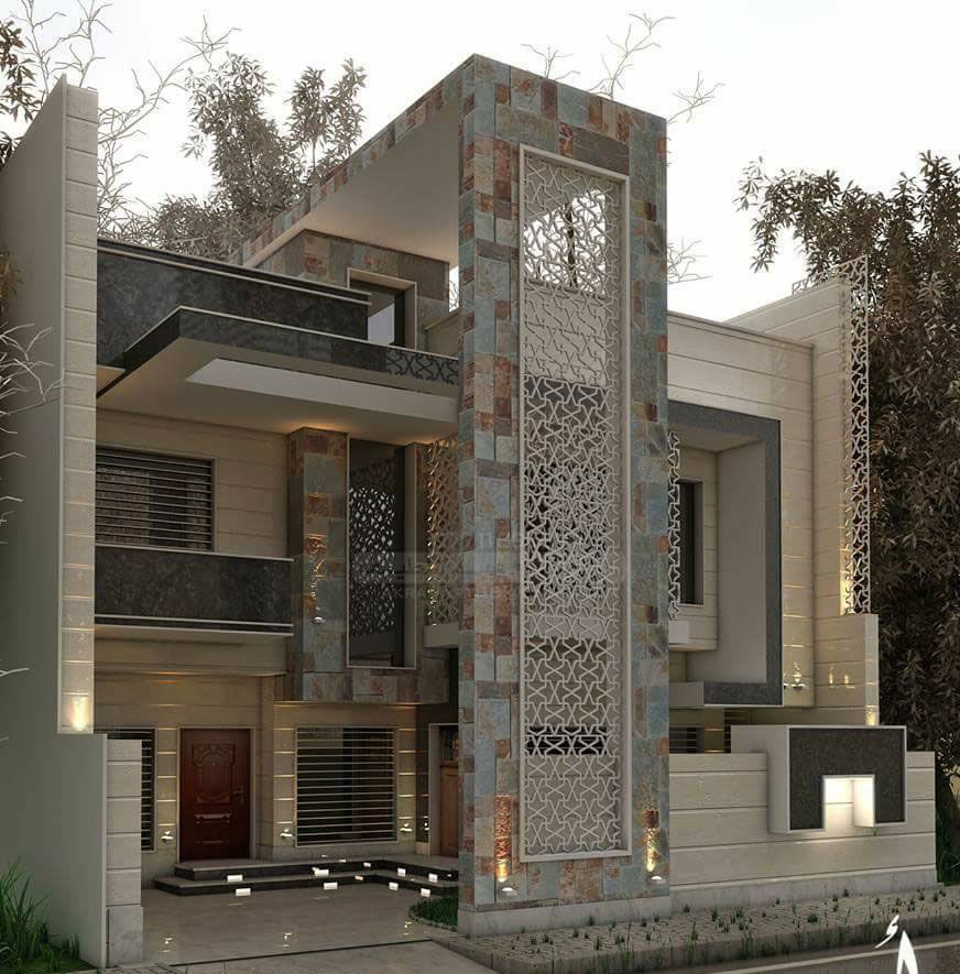 طراحی نمای ویلایی17