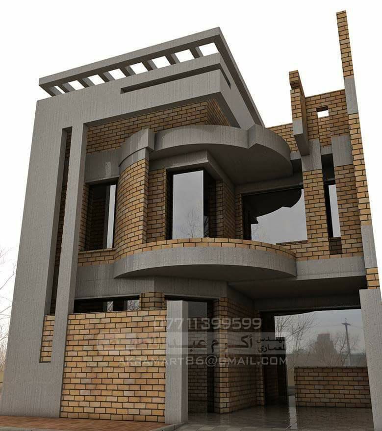 طراحی نمای ویلایی22
