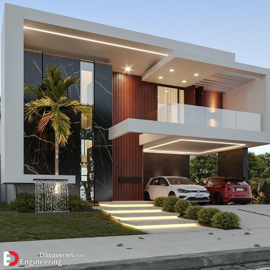 طراحی نما مدرن ویلا لوکس