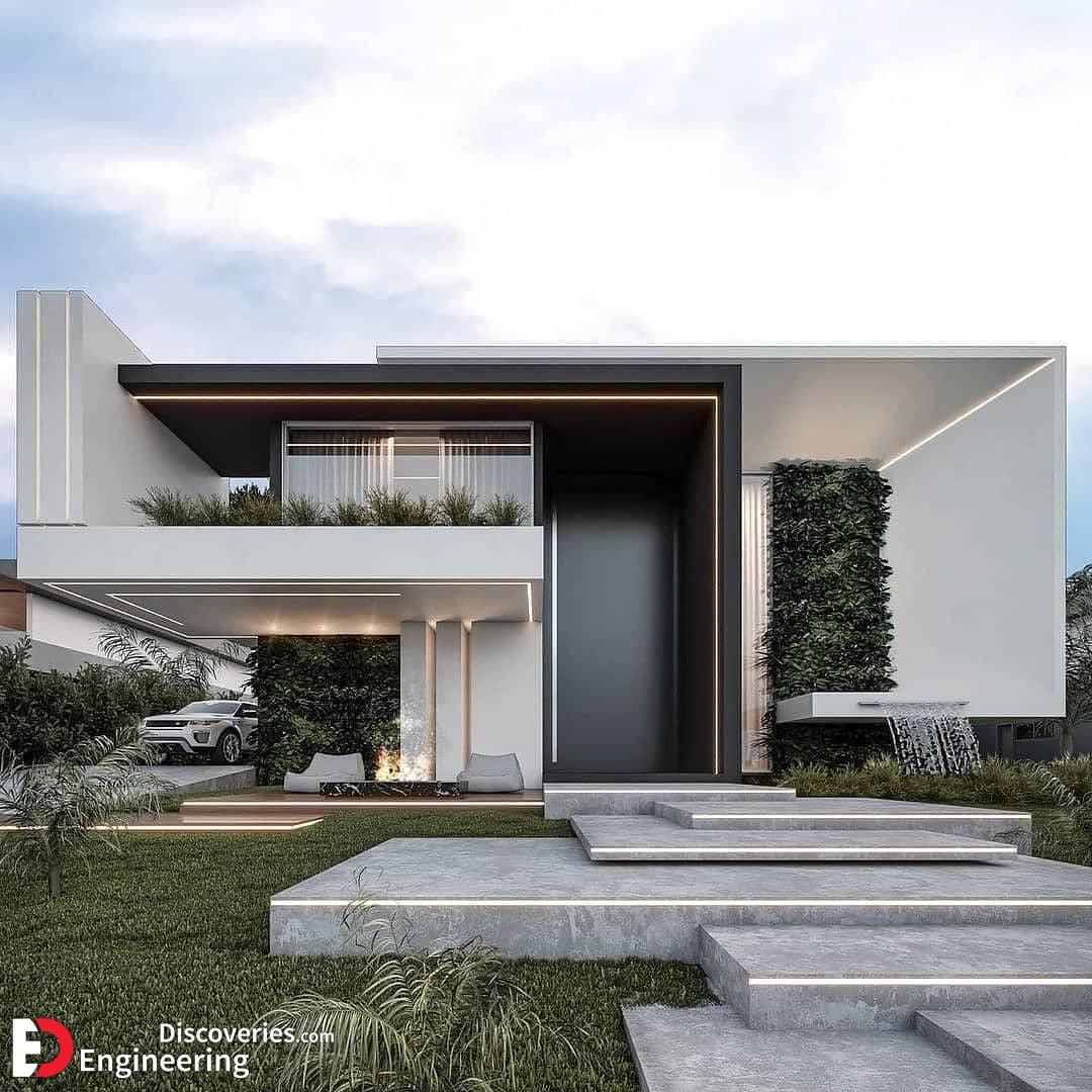 طراحی نما مدرن ویلا لوکس